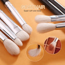 BEILI Professional 6/8pcs Classic Natural Eye Makeup Brushes Set Eyeshadow Eyebrow Blending Smokey Black Beauty Make up Brushes