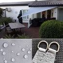 防水遮阳棚三角遮阳帘户外防晒罩花园露台泳池遮阳帆雨篷野营遮阳罩 420D