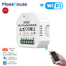 WiFi迷你智能窗帘开关模块卷帘快门电机智能生活涂鸦APP远程控制，支持Alexa Google Home