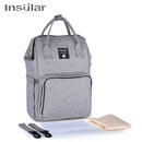 Insular Brand Nappy Backpack Bag Mummy Large Capacity Stroller Bag Mom Baby Multi-function Waterproof Outdoor Travel Diaper Bags