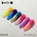Beautilux Poly Acryl Gel Kit 15gx6pcs Quick Extension Nail Enhancement Semi Permanent French Nails Art DIY Building Manicure Set