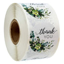 500pcs Round Labels Kraft Paper Thank You Sticker Dragees Candy Bag Flower Gift Box Cake Boxes and Packaging Wedding Stickers