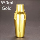 650ml Stainless Steel French Cocktail Shaker Classic and Elegant Bar Cocktail Shaker Bartender Bar Tool
