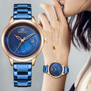 NAVIFORCE Luxury Brand Quartz Watches Women Fashion Sinple Date Waterproof WristWatch Ladies Gift Clock Relogio Feminino 2019