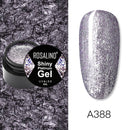 ROSALIND Gel Nail Polish Set Shiny Platinum Nails Art For Manicure Nail Gel Lak UV Colors Top Base Coat Primer Hybrid Varnishes