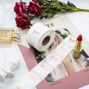 500pcs Round Labels Kraft Paper Thank You Sticker Dragees Candy Bag Flower Gift Box Cake Boxes and Packaging Wedding Stickers