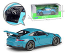 威利 1:24 仿真合金汽车 保时捷 911 GT3 RS 模型车 合金跑车 金属玩具赛车 儿童礼物