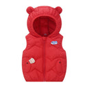 Children Warm Down Vest Autumn Baby Boys Girls Thicken Waistcoat Kids Outerwear Vests Children High Quality Hooded Jackets Vest