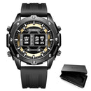 RUIMAS Digital Quartz Watch Men Top Brand Luxury Waterproof Wristwatch Male Silicone Strap Military Relogio Masculino Clock 553