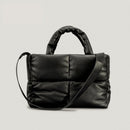 Fashion Large Tote Padded Handbags Designer Quilted Women Shoulder Bags Luxury Nylon Down Cotton Crossbody Bag Winter Purse 2022