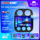 NAVISTART Car Radio For Jeep Compass Patriot 2010-2016 Autoradio Stereo 2 Din Player GPS Navigation Carplay DSP OBD No CD Player