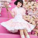 Women Maid Outfit Sweet Gothic Lolita Dresses Anime K-ON! Cosplay Costume Apron Dress Uniforms Plus Size Halloween Costumes