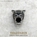 Beads Leopard Panther New Solid 925 Sterling Silver Charm Europe Jewelry Rebel Street Gift For Women &amp; Men