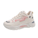 New 2022 Winter Vulcanized Snow Boots Women Pu Leather Sport Shoes Female Outdoor Cotton-padded Shoes Warm Sneakers White Pink