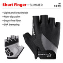 ROCKBROS Bicycle Gloves MTB Road Anti-shock Mountain Bike Fingerless Gloves Men Women Breathable Cycling Sports Non-slip Glove