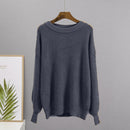 Hirsionsan Soft Loose Knitted Cashmere Sweaters Women 2021 New Winter Loose Solid Female Pullovers Warm Basic Knitwear Jumper