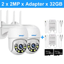 Smar 1080P 3MP PTZ WiFi Camera Outdoor Auto Tracking Ai Human Detect Full Color Night Vision Two Way Audio IP Camera ICsee APP