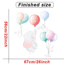 Cartoon Kids room Wall Decor Wall Stickers Hot Air Balloon Vinyl Wall Decals for Home Decoration Art Murals Sticker Wallpaper