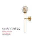 Modern Chandelier Brass Glass Ball Lighting For Living Room Dining Art Decoration Restaurant Black Hanging Lamp Home Lustre