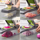 Kitchen Accessories Multifunctional Vegetable Cutter Fruit Slicer Grater Cutter Peeler Potato Slicer Drain Basket Mandoline Tool
