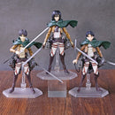 Figma 进击的巨人 艾伦·耶格尔 / 三笠·阿克曼 / 利威尔·阿克曼 / PVC 可动手办模型玩具