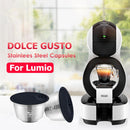 雀巢多趣酷思Dolce Gusto Lumio系列不锈钢咖啡胶囊滤杯 可重复填充多趣酷思可再用咖啡滤器咖啡粉压粉器