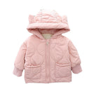 New Winter Children Thicken Clothes Baby Boys Girls Cotton Hooded Jacket Autumn Kids Toddler Fashion Coat Infant Casual Costume