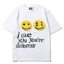 Kanye West Kids See Ghosts Oversize Men T Shirt Tour Commemorative Printed Retro Loose Harajuku Crew Neck Short Sleeve T-shirt