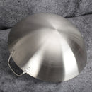 Thicken Wok Pan Home Garden Non-stick Skillet Stainless Steel Pan Gas Stoves Cooking Pot Cauldron Cast Iron For Kitchen
