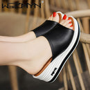 WGZNYN 2021 Womens Casual Breathable Beach Sandals Slippers Summer Slip on Women Flip Flops Home Shoes for Women Zapatos Mujer