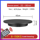 360° Booth Rotating Machine Turntable Display Backdrop Stand Photography Accessories Shooting Quiet Remote Photo Studio Camera