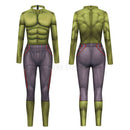 Superhero Bruce Banner Hulk Muscle Tights Jumpsuits Cosplay Costume Men Women Halloween Party Performance Zentai  Bodysuit