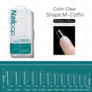 Nailpop 600pcs PRO Fake Nails Semi-Matte Almond Coffin Full/Half Acrylic Square False Nail Tips for Extension Tip Manicure tool