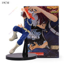 16-24cm Anime Cartoon Figure My Hero Academia Izuku Midoriya Shouto Todorok Bakugou Cross my body PVC Action Amazing Hero Toys