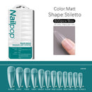 Nailpop 600pcs PRO Fake Nails Semi-Matte Almond Coffin Full/Half Acrylic Square False Nail Tips for Extension Tip Manicure tool