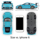 威利 1:24 仿真合金汽车 保时捷 911 GT3 RS 模型车 合金跑车 金属玩具赛车 儿童礼物