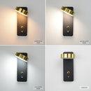 Led indoor wall lamps 9W wiht switch led wall light modern stai wall with USB charge wall sconce livingroom led luminaire