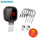 INKBIRD IBT-4XS 数字旋转屏烧烤肉类温度计，蓝牙连接，磁性设计，2/4 探头