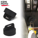 ATV Igntion Key Cover Keyswitch Rubber Compatible with Polaris Sportsman Scrambler Black Trail Boss for Can-Am Outlander MAX