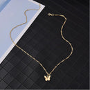 Bohemian Girl Cute Butterfly Rhinestone Letter Necklace Girl Necklace for Women BABY HONEY ANGEL Short Trend New Jewelry Gift