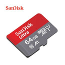SanDisk Ultra Memory Card 64GB 128GB 256GB 512GB  MicroSDXC 32GB MicroSDHC TF Card Class10 A1 UHS-I Micro SD Card For Phone