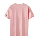 HIO HOP LOOSE 男士T恤休闲印花2022夏季短袖黑白T恤加大码L-6XL 7XL 8XL 9XL