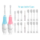 Seago Kids Sonic Electric Toothbrush 2 Mins Smart Timer Children Sonic Tooth Brush Colorful Led Light Brush Waterproof  Gift