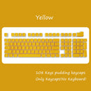 OEM Profile PBT Keycaps 108 Keys Pudding Keycap For Cherry MX Switch Mechanical Keyboard kit RGB Gamer backlit Keyboards Switch