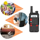 宝锋对讲机UV 10R V2 双向CB无线电发射器 远距离UV-10R 128信道VHF UHF 136-174Mhz 400-520Mhz 双频