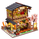 CUTEBEE DIY Dollhouse Wooden Miniature Mini Doll House with Garden to Build Furniture Kit Casa Toys for Children Birthday Gift
