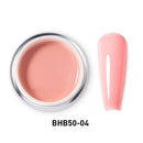Beautilux Hard Builer Nail Art Gel Pink Clear Milky Camouflage Self Leveling UV Gel French White Gels Nail Polish 50g