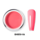 Beautilux Hard Builer Nail Art Gel Pink Clear Milky Camouflage Self Leveling UV Gel French White Gels Nail Polish 50g