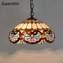 The Cloister Light | Tiffany-Style Stained Glass Pendant Lamp