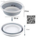 vanzlife creative collapsible portable travel travel washbasin plastic basin household basin soaking basin wash clothes